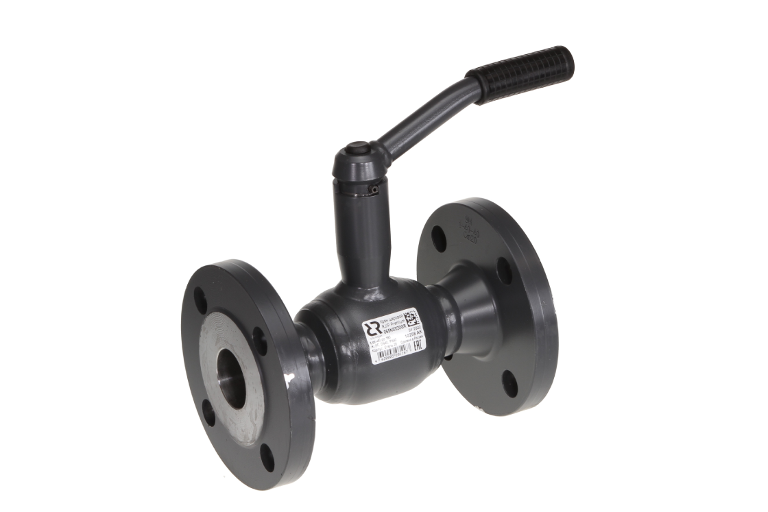 Ридан RJIP Premium 065N0310GR — Кран шаровой FF DN25 PN40 (фланцевый, с рукояткой, стандартный проход)
