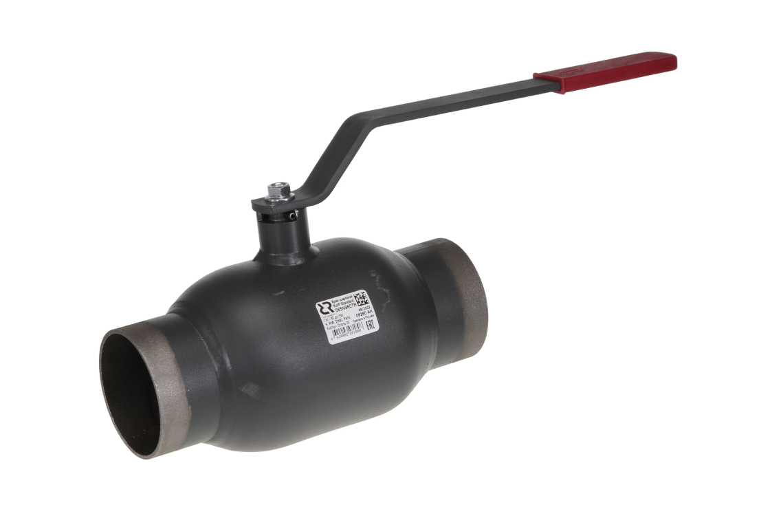 Ридан RJIP Standard 065N9608R — Кран шаровой WW DN100 PN16 (приварной, с рукояткой, стандартный проход)