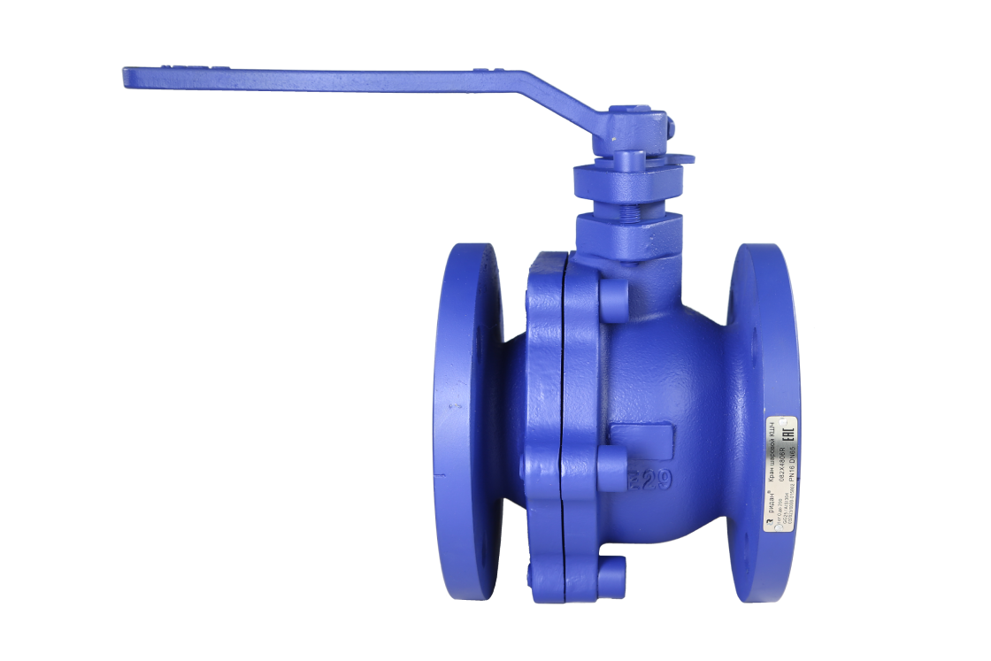 Ридан 082X4809R — Кран шаровой чугунный полнопроходный КШЧ PN16 DN125 с рукояткой