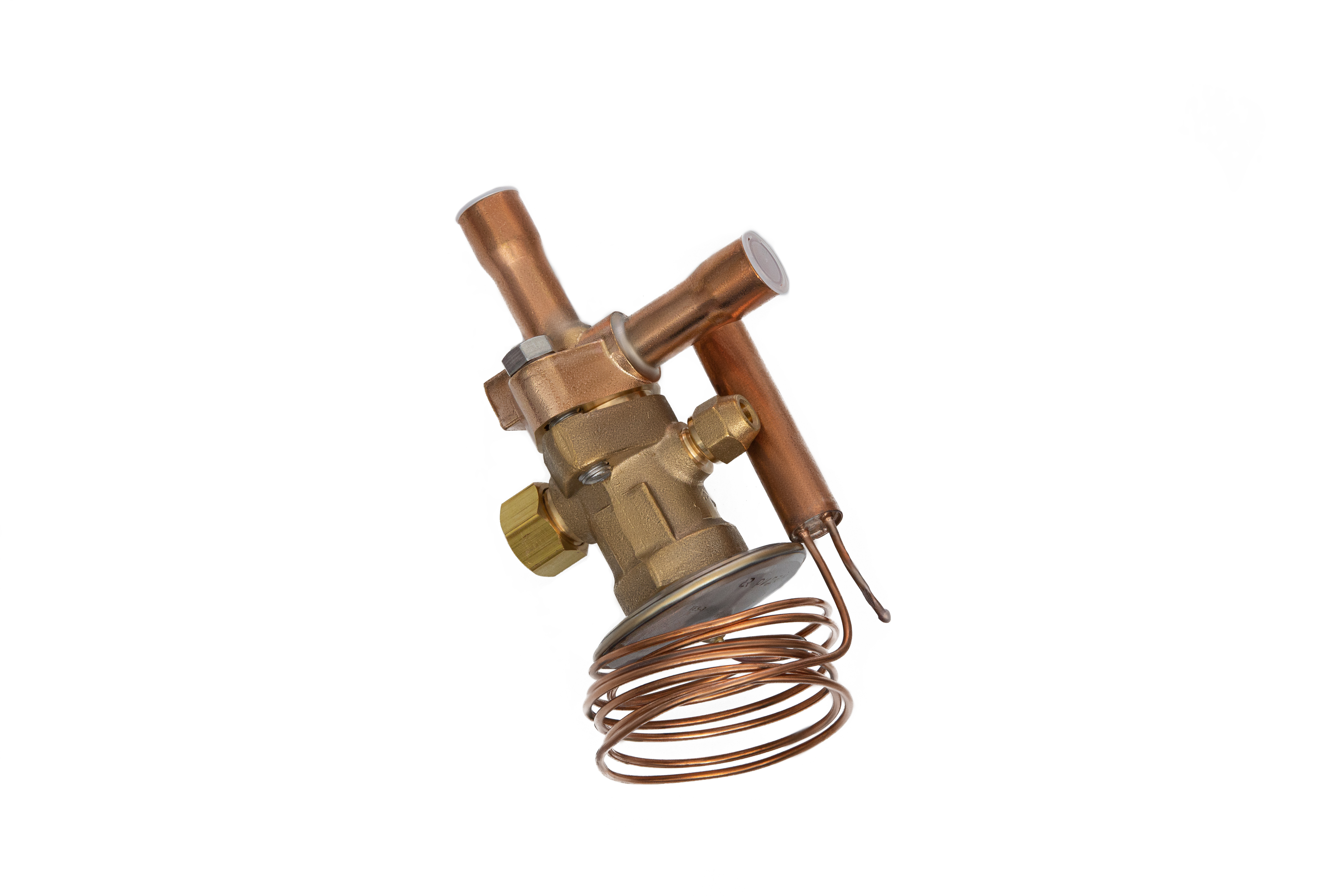 Ридан 069B4102R — Клапан терморегулирующий TE5-2, R407C, T кипения -40...10 ℃, угловой, присоединительные патрубки 5/8"