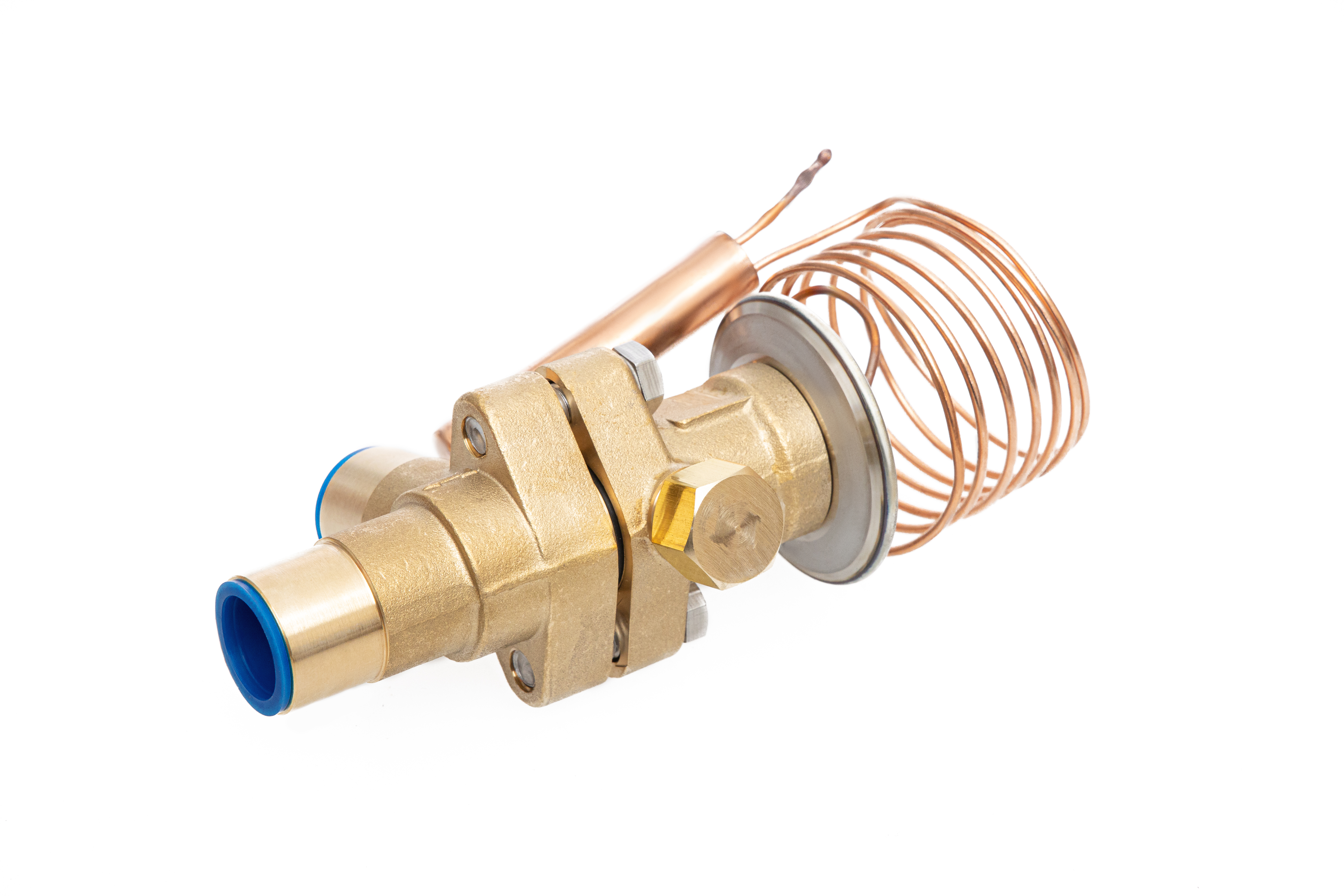 Ридан 069B1208R — Клапан терморегулирующий TE12-8, R404A, T кипения -40...10 ℃, угловой, присоединительные патрубки 7/8"