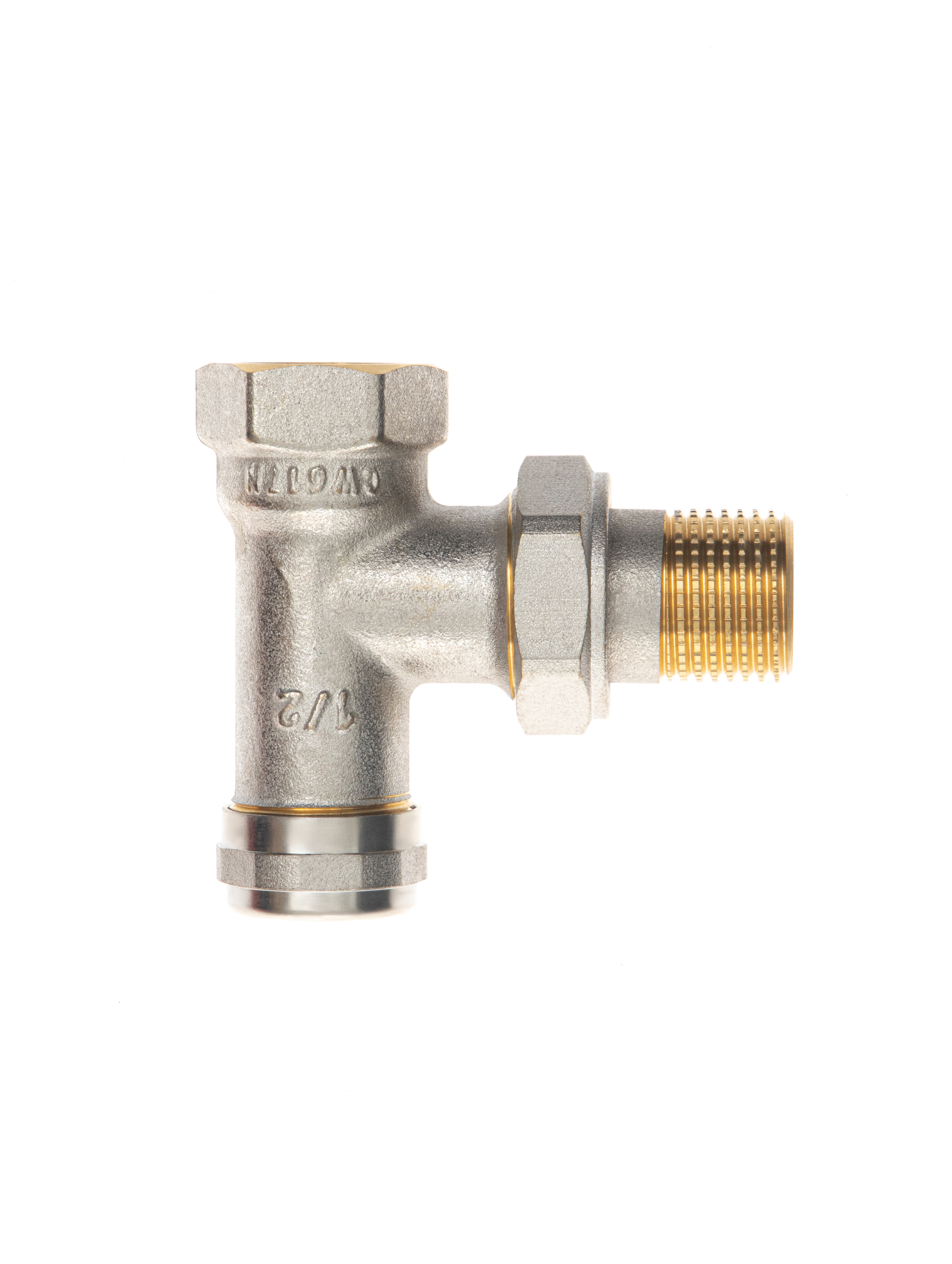 Ридан LV 003L0145R — Клапан запорный для бокового присоединения к радиатору, Ду 20, угловой