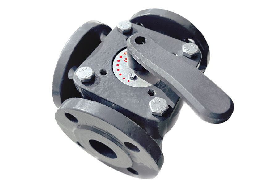 Ридан 065Z0434R — Клапан регулирующий поворотный HFE-3R DN80, Kvs 150, чугун, фланцевый, Тмакс - 110 ℃, PN6