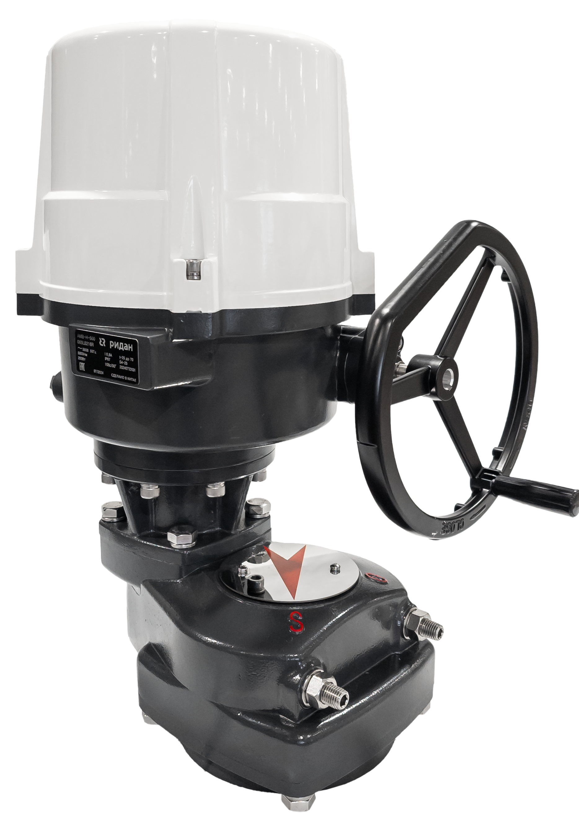 Ридан 065L8216R — Электропривод AMB-H-500 380В без блока управления; IP67; для шаровых кранов RJIP DN350 стандартный проход