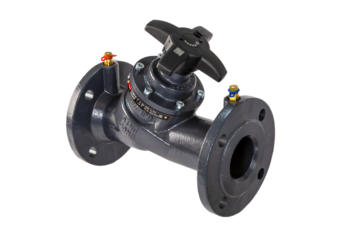 Ридан 003Z1094R — Ручной балансировочный клапан MNF-R2 DN25, фланцевый, PN25, Tmax 150 °C