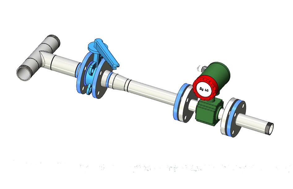 Ридан FM050C065 — Узел проверки расхода огнетушащего вещества Ду65 с ВСХН Ду50